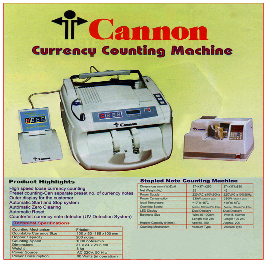 Money Counting Machine Dealers In Kolkata